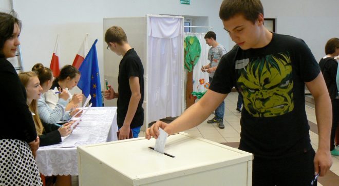 Młodzi głosowali w Szydłowcu