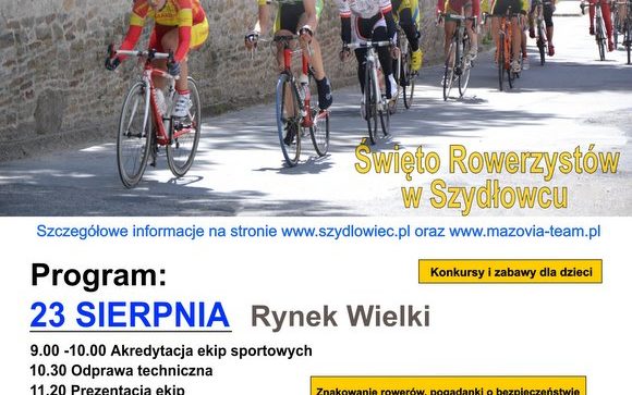 Już jutro Wyścig Kolarski w Szydłowcu