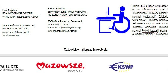 Przedsiębiorco daj szansę niepełnosprawnemu!