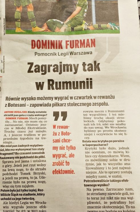 Dominik Furman pokazał moc!