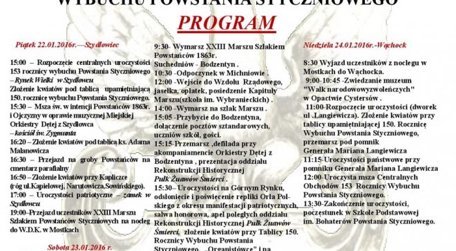 153. rocznica wybuchu Powstania Styczniowego