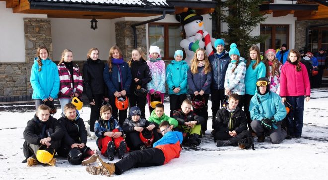 Narciarskie szaleństwa uczniów klas sportowych