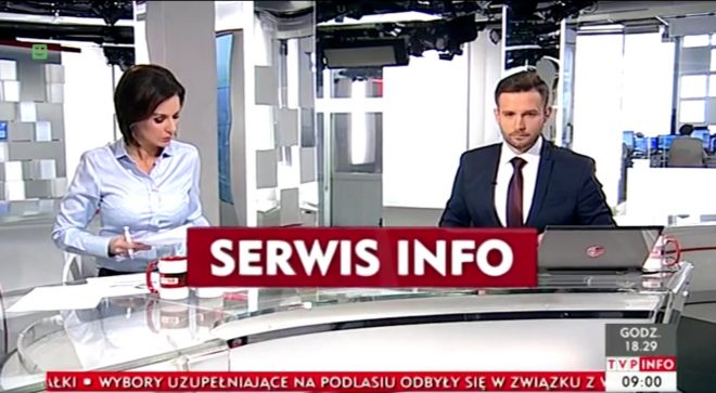 Karol Gnat prowadzącym poranny Serwis Info!