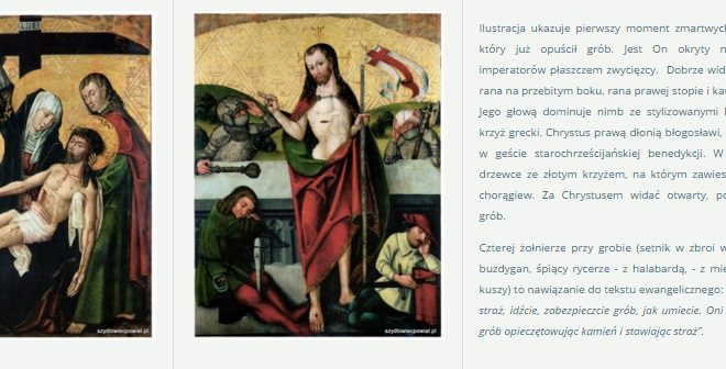 Gotycki poliptyk z szydłowieckiego kościoła