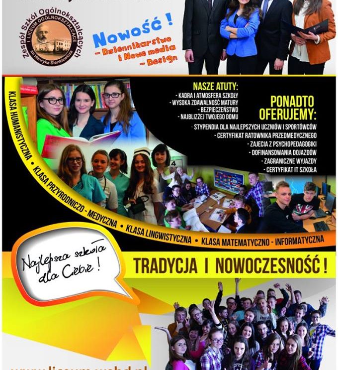 Dzień otwarty w „Sienkiewiczu”. Serdecznie zapraszamy! Dzień otwarty w „Sienkiewiczu”. Serdecznie zapraszamy!