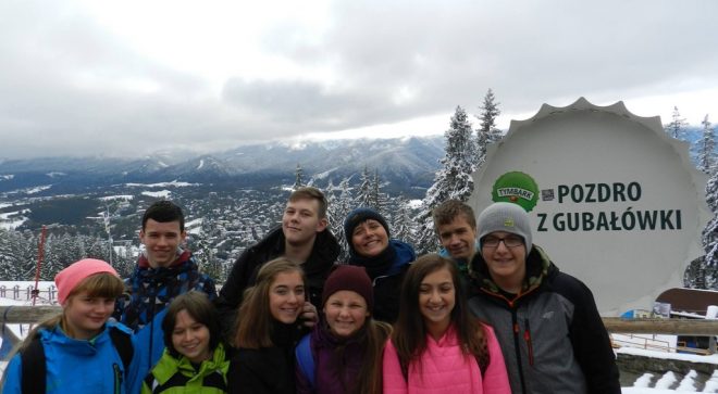 Uczniowie „Kopernika” na wycieczce w górach