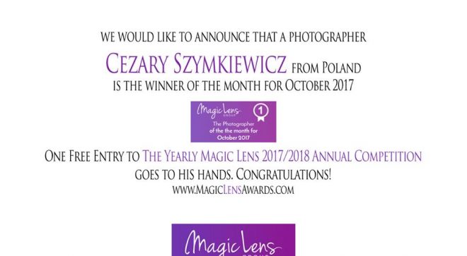 Cezary Szymkiewicz z prestiżowym fotograficznym wyróżnieniem