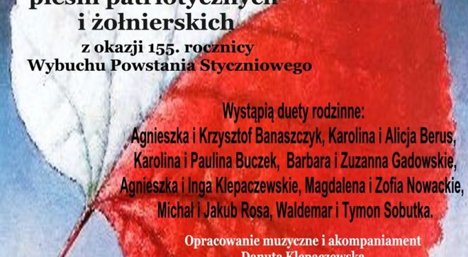 „Bywaj dziewcze”. Koncert piosenki patriotycznej i żołnierskiej.