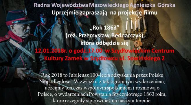 Zapraszamy na projekcję filmu „Rok 1863”