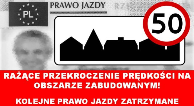 Stracił prawo jazdy za rażące naruszenie przepisów