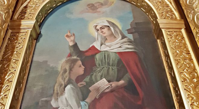 O św. Annie i jej ołtarzu w szydłowieckiej farze