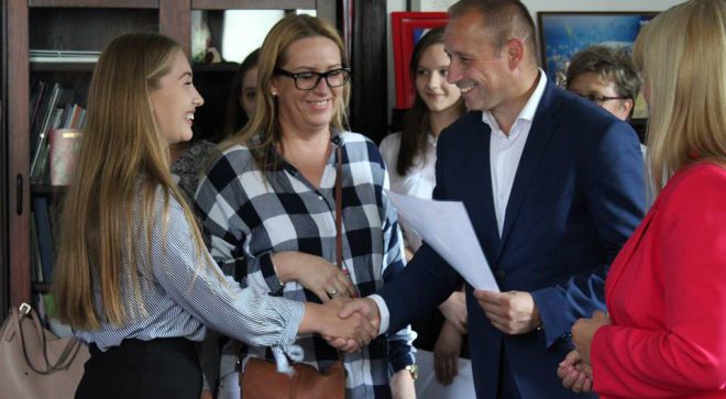 Burmistrz nagrodził najzdolniejszych