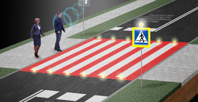Interaktywne przejścia dla pieszych