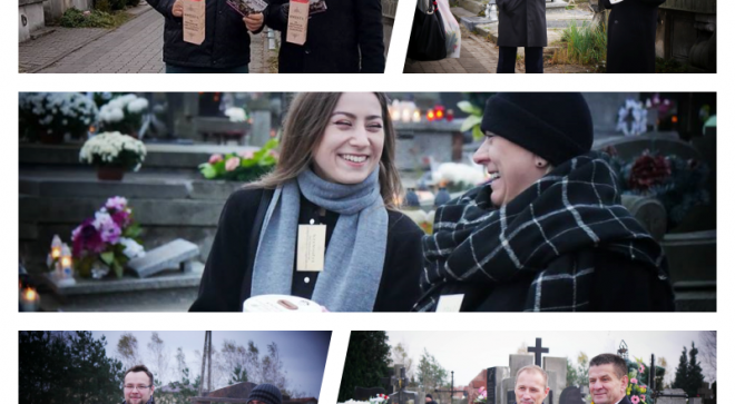 Kwesta na szydłowieckim cmentarzu