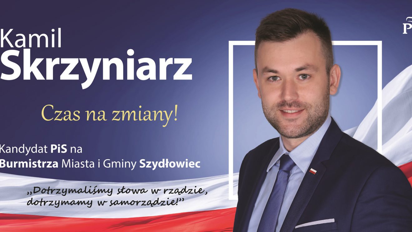 Kamil Skrzyniarz – kandydat na Burmistrza Szydłowca