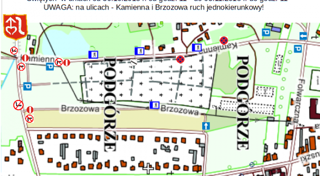 Zmiana organizacji ruchu przy cmentarzy na czas Wszystkich Świętych