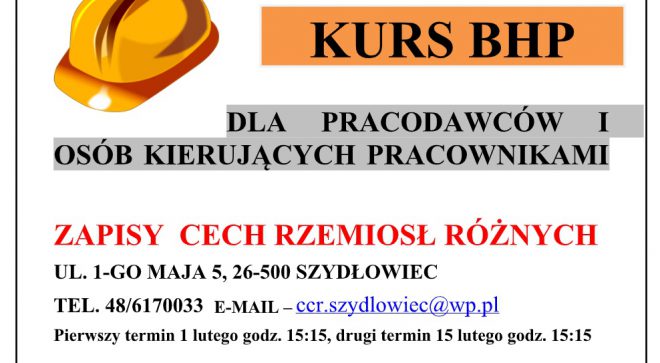 Kurs BHP dla pracodawców i osób kierujących pracownikami