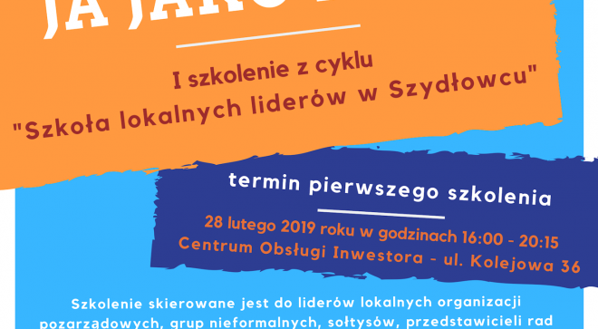 Burmistrz Szydłowca zaprasza lokalnych liderów