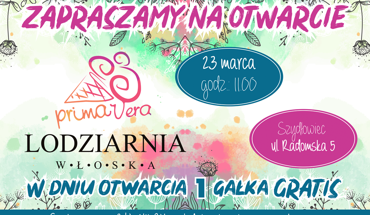 Otwarcie lodziarni włoskiej „Prima Vera”