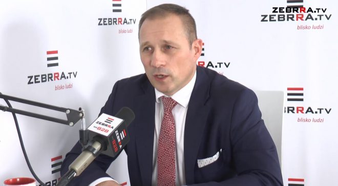 Burmistrz Szydłowca Artur Ludew gościem programu „Kontrast” w Zebrra.TV