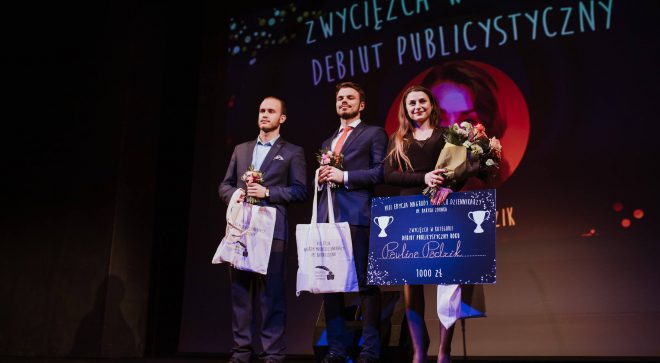 Paulina Padzik z Nagrodą Młodych Dziennikarzy