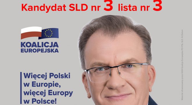 Ireneusz Sitarski – kandydat SLD na liście Koalicji Europejskiej na Mazowszu