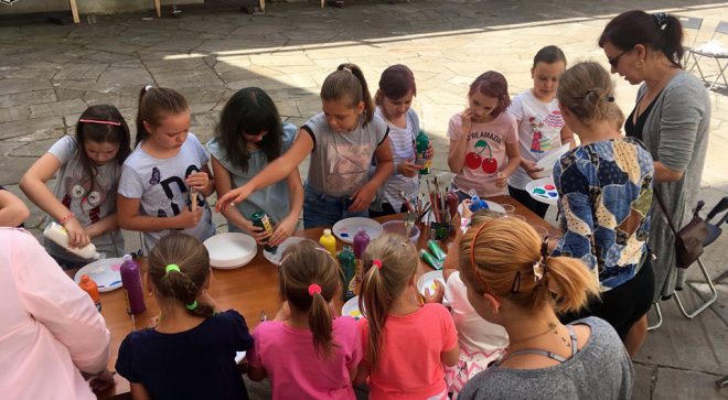 Warsztaty plastyczne w zamku