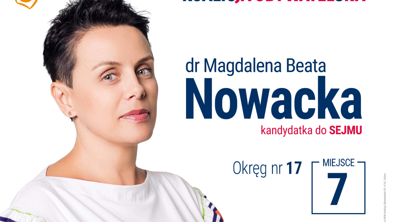 Magdalena Nowacka – kandydatka do Sejmu RP