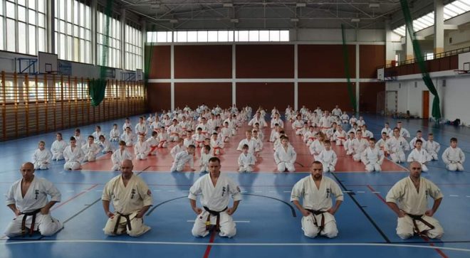 Egzamin karate w Szydłowcu