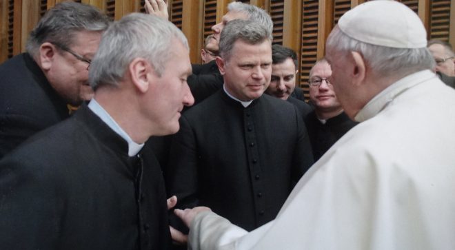 Ks. proboszcz Marek Kucharski spotkał się z papieżem Franciszkiem