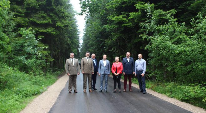 Droga z dofinansowaniem z Lasów Państwowych