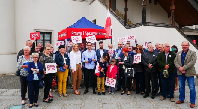 Szydłowiecki PiS przekonywał do głosowania na Andrzeja Dudę