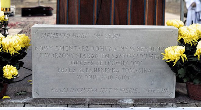 10 lat temu otworzyli cmentarz komunalny w Szydłowcu