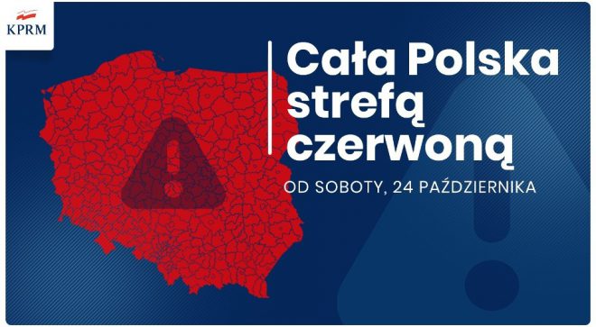 Cała Polska czerwoną strefą! Nowe obostrzenia!