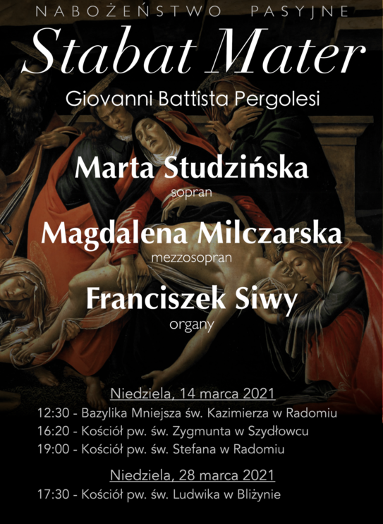 NABOŻEŃSTWO PASYJNE „Stabat Mater Dolorosa” NABOŻEŃSTWO PASYJNE „Stabat Mater Dolorosa”