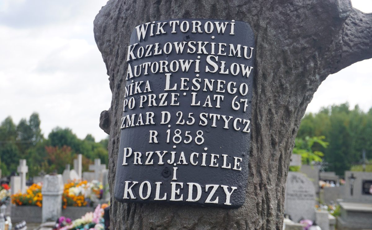 Odnowili pomnik leśnika Wiktora Kozłowskiego