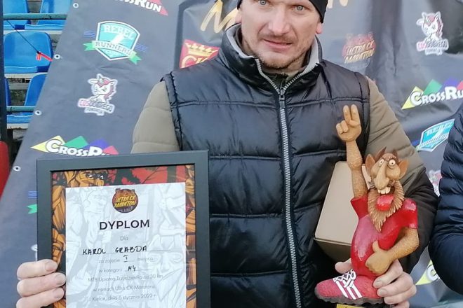 Karol Grabda zwyciężył Ultra CK Maraton w Kielcach