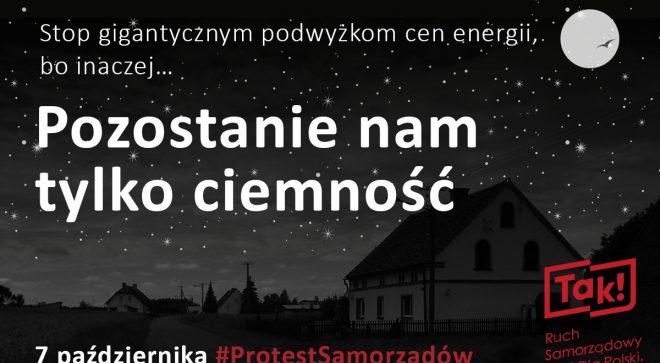 Samorządy protestują przeciwko podwyżkom cen energii