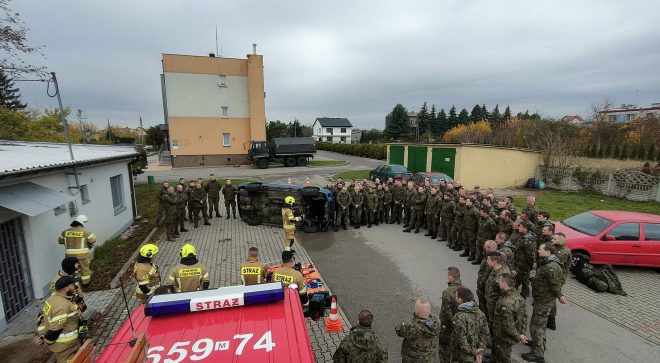 OSP Orońsko przeprowadziło szkolenia dla żołnierzy z Obrony Terytorialnej
