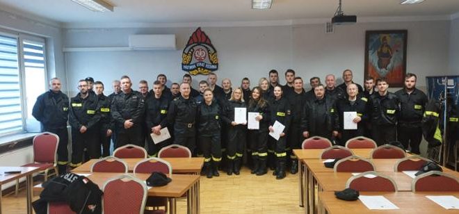 Szkolenie strażaków zakończone