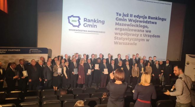 Gmina Jastrząb zajęła I miejsce w rankingu Gmin Województwa Mazowieckiego 2022