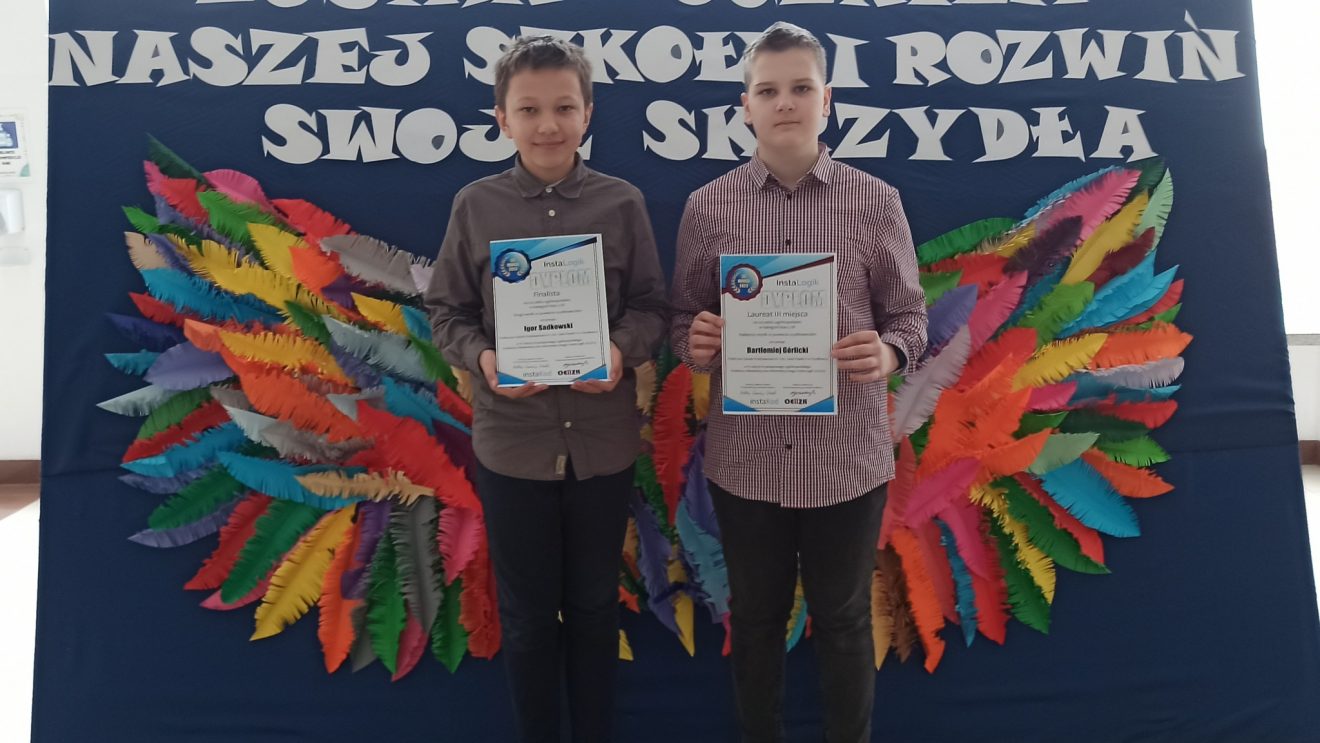 Sukcesy uczniów z Publicznej Szkoły Podstawowej nr 2 w Szydłowcu w ogólnopolskim Konkursie Matematyczno-Informatycznym
