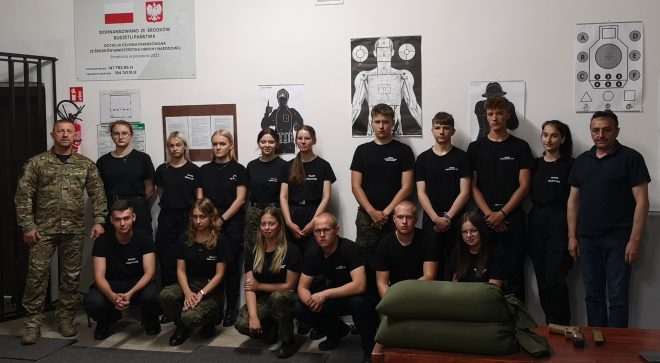 Finał zawodów strzeleckich o puchar starosty szydłowieckiego