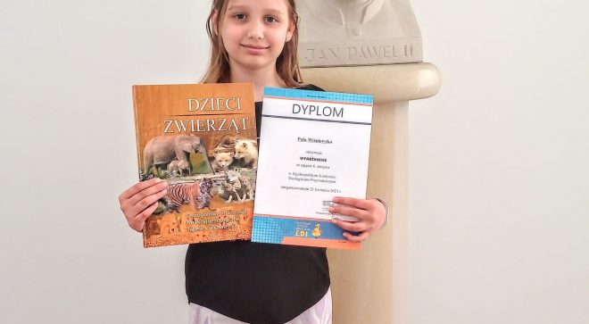 Pola Wiśniewska zajęła VI miejsce w ogólnokrajowym konkursie ekologiczno-przyrodniczym