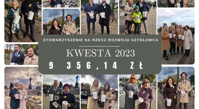 Kwesta na cmentarzu w Szydłowieckim przynosi świetny wynik finansowy
