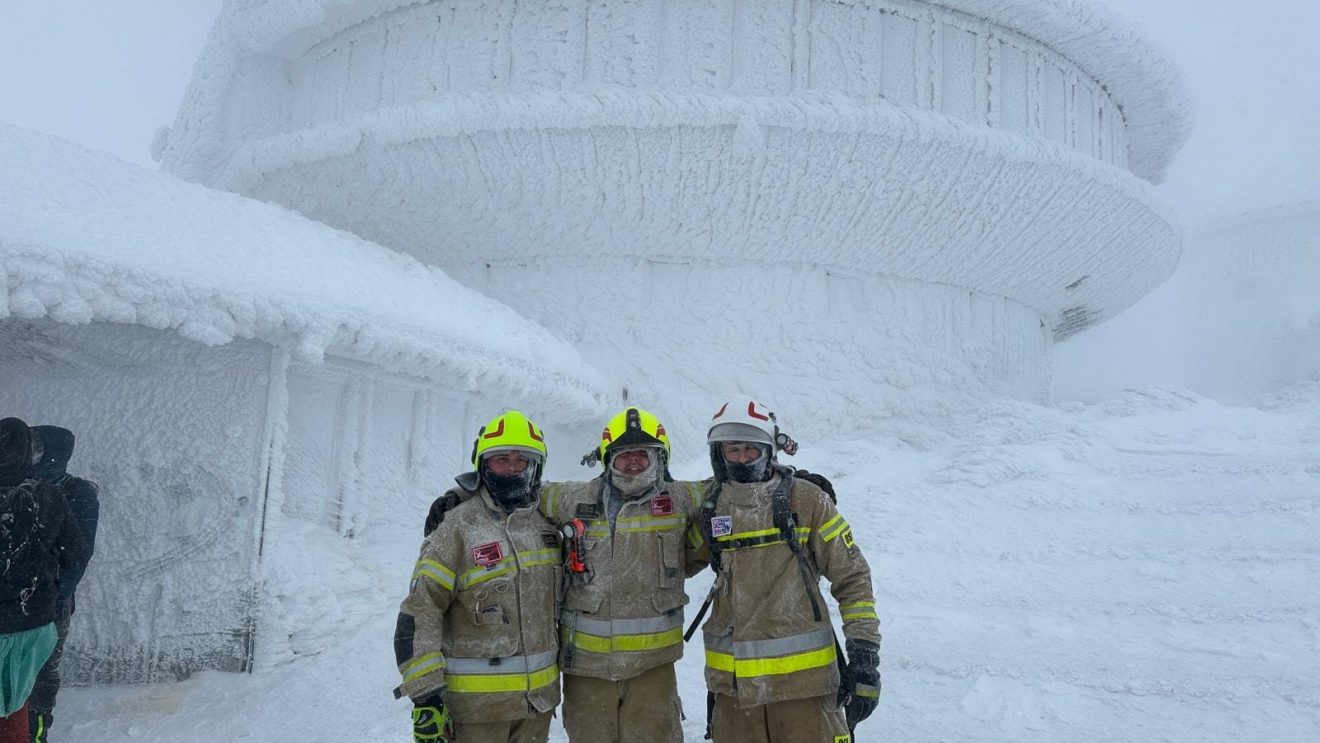 Strażacy z OSP Orońsko brali udział w „akcji” na Śnieżce