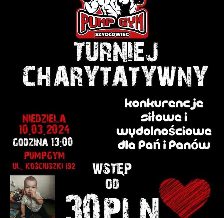 Akcja charytatywna dla Stasia Madeja w Pump Gym Szydłowiec