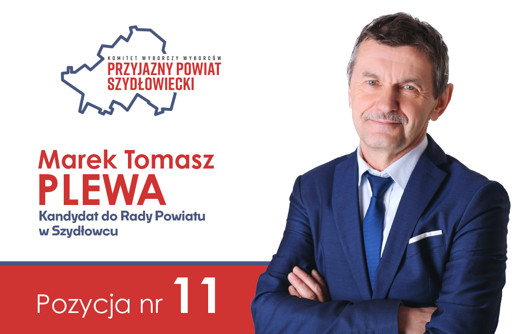 Marek Plewa – kandydat do Rady Powiatu w Szydłowcu