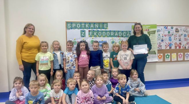Październikowy cykl lekcji ekologicznych w placówkach edukacyjnych w Gminie Szydłowiec