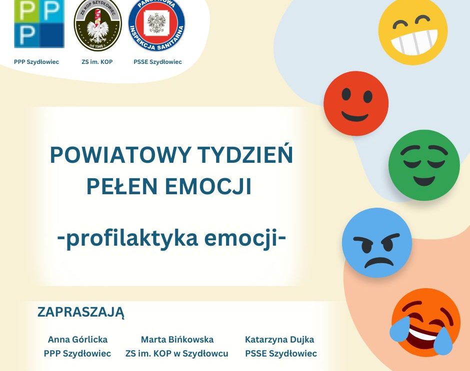 Zaproszenie do udziału w Powiatowym Tygodniu Pełnym Emocji